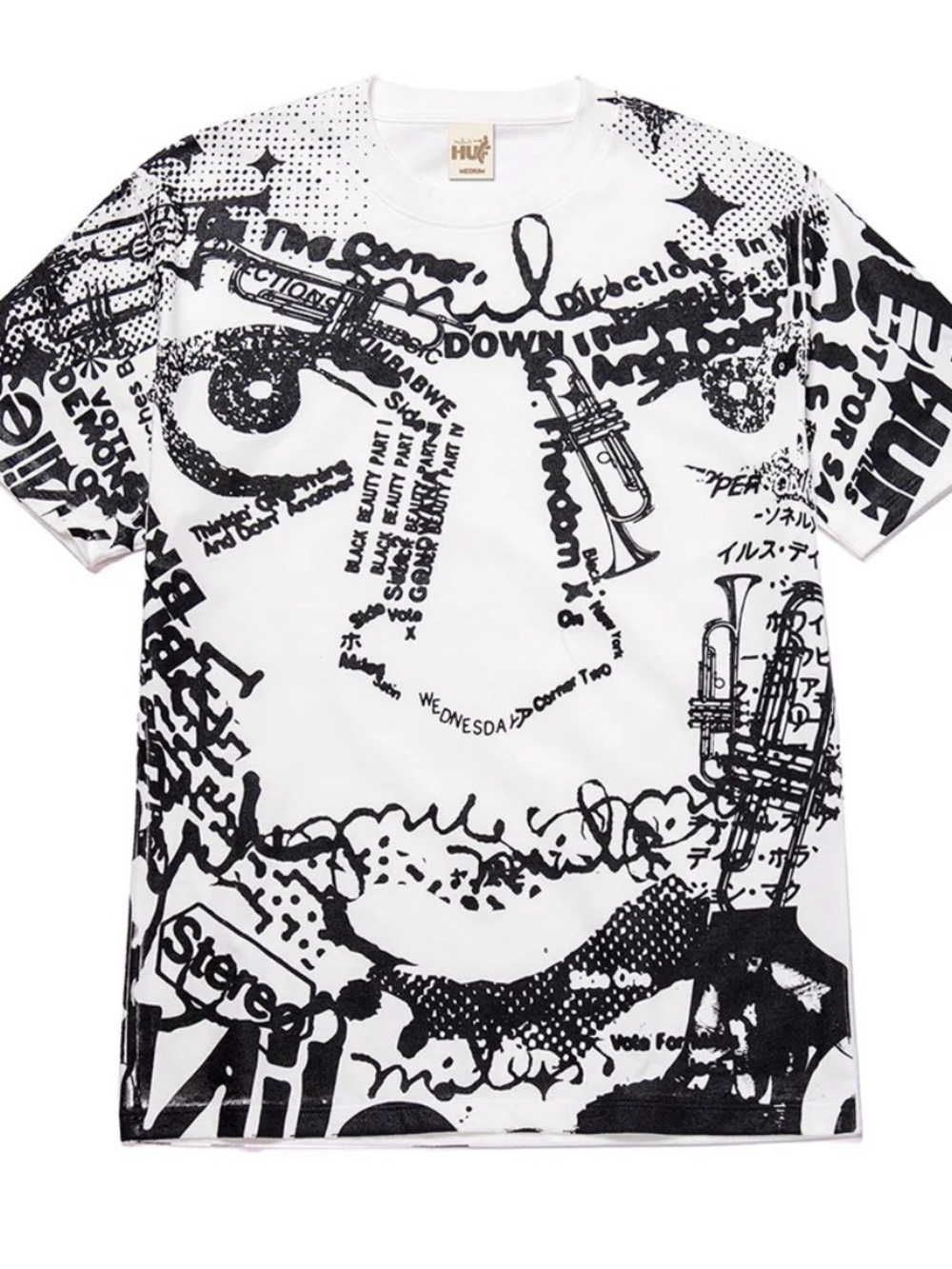 HUF x Miles Davis “Vote for Miles” Short Sleeve Tee